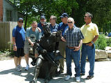 Left to right … Gary Palmer, Bob Strand, Steve Bisel, Daniel Boone, Jon Crawford, Paul Baker, Leo McHale, Gary Broms.