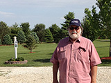 Steve Bisel at the golf course