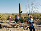 Marilyn, Chuck, Craig & Jeanne checking out the sagauro cactus