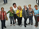 The ladies pose for a shot (L-R): Marilyn Meyers, Pauline Bisel, Dede Carr, Darlene Woodward, Linda Ging, Jeanne Schabel and Marie Jenkins