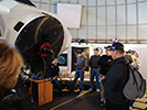 Learning about the telescope inside the observatory