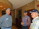 Jim Jenkins, Sam Bothern and Chuck Schabel at the reception on Friday