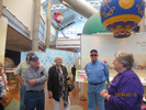Our tour was led by a very knowledgeable docent (right)