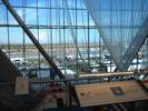 View from the mezzanine out towards the launch area