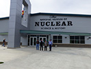 Gathering in front of the Nuclear Museum
