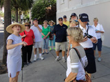 Our walking tour leader was Mary Helen Dantzler