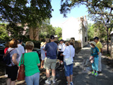 The weather was perfect for our walking tour.