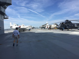 View of the flight deck.