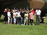 Photo of the complete tour group at Shaw AFB