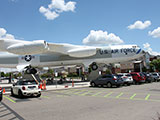 The B-52B Boeing Stratofortress at the entrance to the museum is the same one used by airmen while training at Lowry