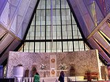 The view inside the chapel is even more spectacular than the outside