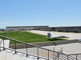 View of the parade ground with F-15 on display