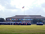 Formation of the graduating airmen