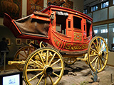 Replica Wells Fargo nine passenger stagecoach