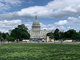 View of the Capitol building from the Mall