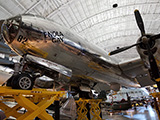 The famous B-29 Enola Gay on display