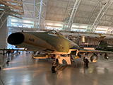 F-100 with camo paint at the museum