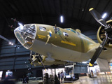 The famous B-17 Memphis Belle, the first heavy bomber to return to the US after flying 25 missions over Europe.