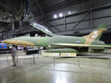 North American F-100F Super Sabre on display at the museum. This F-100 was flown in Vietnam at Phu Cat Air Base with the 37th Tactical Fighter Wing.