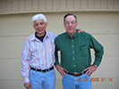 Tom Buczek (L) and Paul Baker (R) in May of 2005, 38 years after being roomies. Submitted by Paul Baker