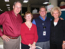 Paul and Jan Baker (L) with Gary Palmer and wife Ginger in September 2006. Submitted by Paul Baker