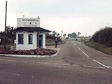 RAF Wethersfield front gate, 1 September 1967. 
