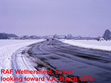 Looking toward VA, RAF Wethersfield, March 1970