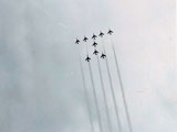 Formation flying photo taken during 1969 air show.