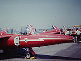 RAF Red Arrow Folland Gnat aircraft cockpits